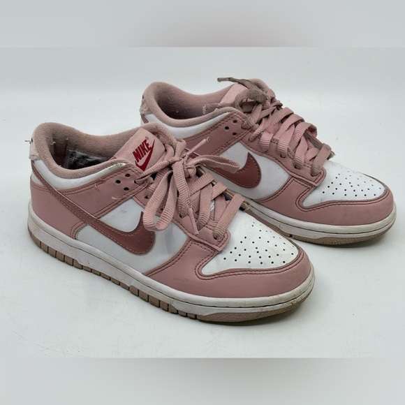 Nike Low Dunk Pink Velvet Sneakers kids 3.5 Y - Picture 3 of 8
